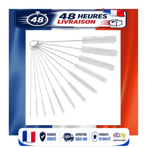 Lot goupillons nettoyage - de, 12