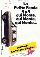 Catalogue Brochure Fiat Panda 4X4 09/1983 France