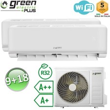 Climatiseur double 9000+18000 Btu WiFi R32 A++/A+ Green Electric PLUS