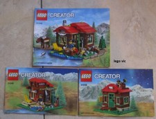 Lego 31048 Notice instruction Creator Lakeside Lodge Maison de vacances pêche