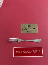 FOURCHETTE POISSON 17,8CM CHRISTOFLE FR OCEANA METAL ARGENTE TRÈS BEL ETAT