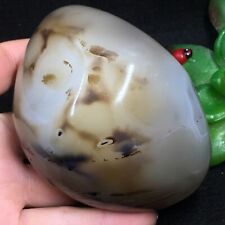 Agate Dendritique Géante, glacis Naturel, "Pierre d'émerveillement" ☆ 442g  95mm