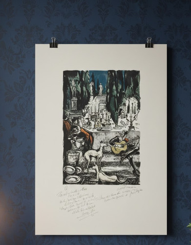 Lithographie originale yves - lithographie,