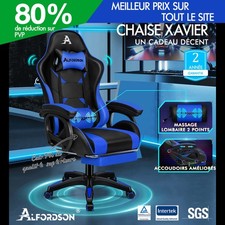 ALFORDSON Chaise Gaming avec