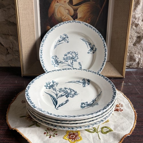 Assiettes plates décor - 6,