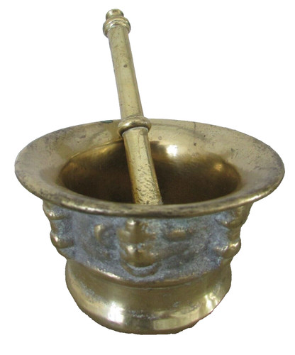 Ancien mortier bronze - en,