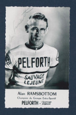 CYCLISME repro PHOTO cycliste ALAN RAMSBOTTOM équipe PELFORTH Sauvage Lejeune