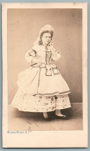 Cdv 1870 célestine - 1870's,