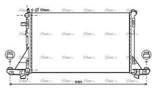 Radiateur eau 214106556R Renault MASTER III FOURGON