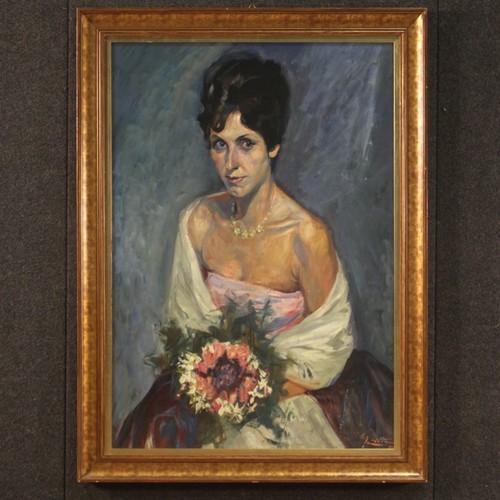 Peinture portrait femme