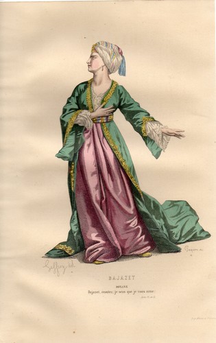 Gravure costume theatre - costume,