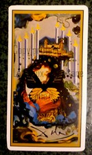 SALVADOR DALI Lame de tarot exclusive Tarot card EPEES SWORDS