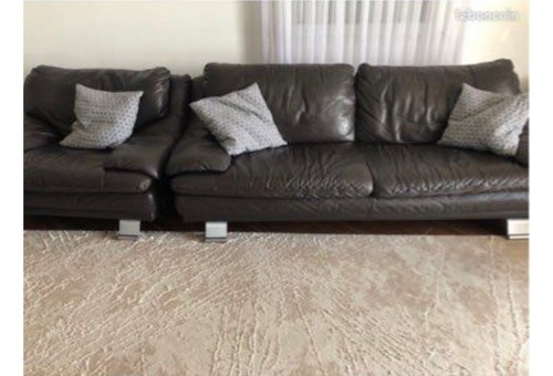 Ensemble canapes cuir - canapes,