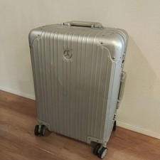Valise Mercedes Benz en aluminium, étui de voyage à roulettes 32 L de...