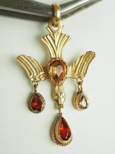 Croix esprit ancien or - croix,