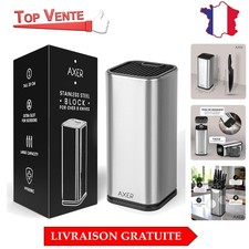 Bloc Couteaux Vide en Acier