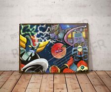 Plaque métal vintage Goldorak Panneau Décoration Déco Affiche Bd Poster comics