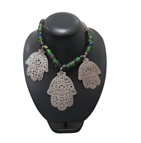 Collier main fatma - de, argent