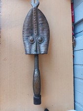 STATUE RELIQUAIRE BAKOTA EN BOIS BRONZE ET CUIVRE