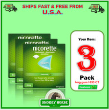 3 X Nicorette Gum 4mg