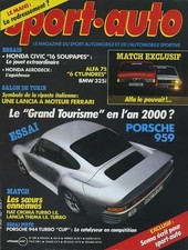SPORT AUTO n°292 05/1986 GP