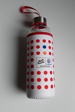 Gourde en verre avec sa protection  ,officiel du Tour de France..