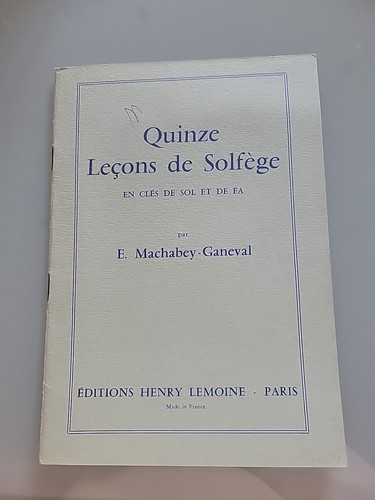 Livre solfege - livre,