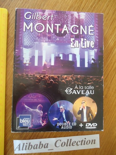 Lot dvd gilbert montagne - cd,