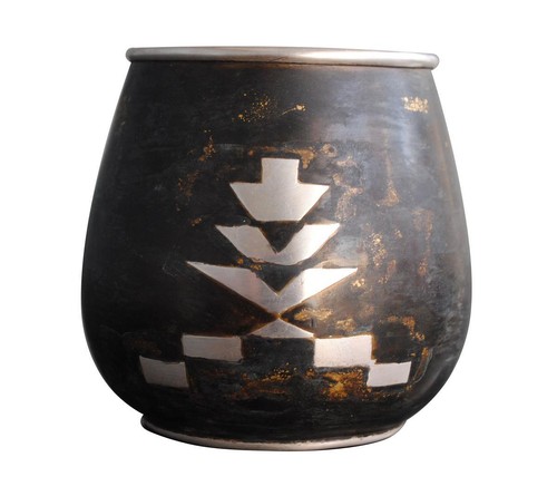 Petit pot dinanderie art - dinanderie,