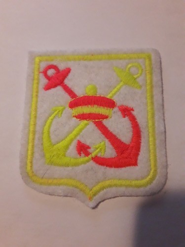 Ecusson patch ancre bateau - ecusson,