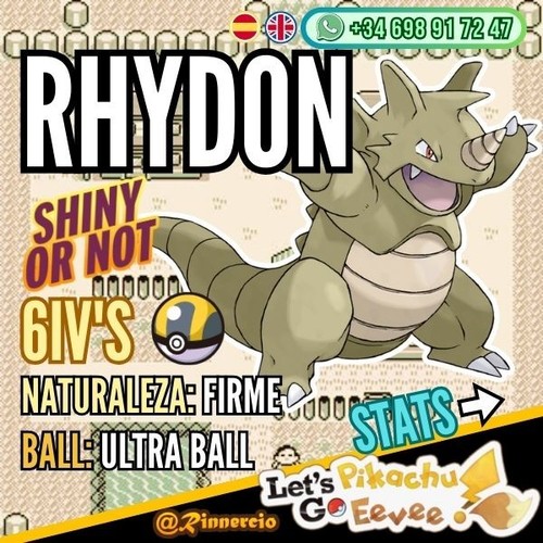 Rhydon competitivo shiny - competitivo, or