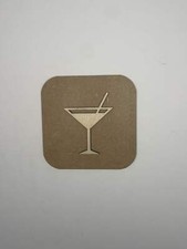 Panneau bar en bois - Signalétique Cocktail Pictogramme
