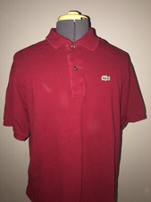 Mens solid red lacoste - solid, short