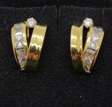 Boucles D'Oreilles En Or 18K