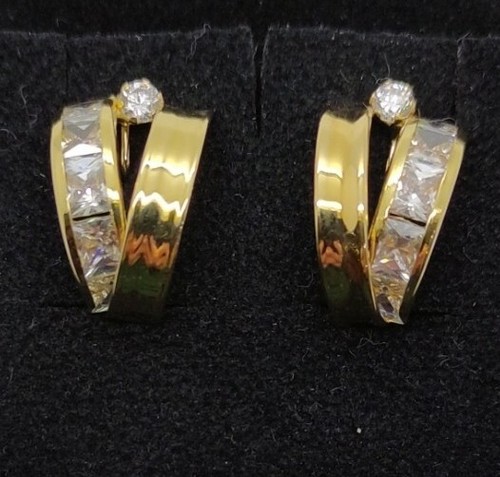 Boucles oreilles or 18k - boucles, en