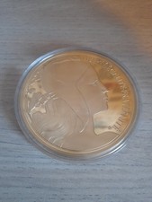 Médaille "Liberté" - Cuivre doré or fin Swarovski