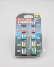10 fusibles tension pour voiture - 7,5A/10A/15A/20A/25A, auto, démarrage