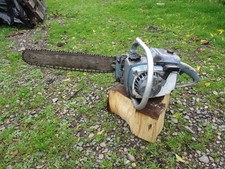 Ancien Tronconneuse de Collection Homelite XL..Demarre   Sortie Grange Chainsaw
