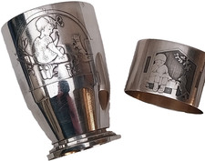 TIMBALE et ROND DE SERVIETTE