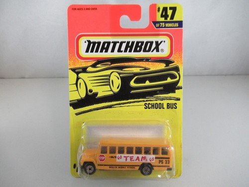 Matchbox school bus blister - 47,