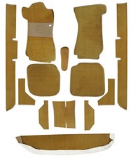 Lot Tapis pour Mercedes W114 W115 Berline Caoutchouc Économiseurs de Talon Datte