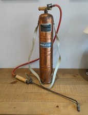Ancien pulvérisateur MURATORI En Cuivre et Manche En Bois - Collection - Vintage