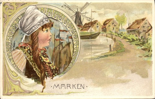 Marken paysage avec - paysage,