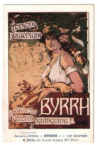 Ancienne carte quinquina - carte, byrrh