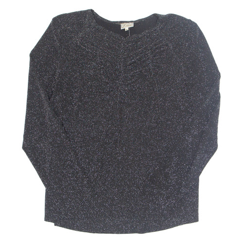 Blouse femme glitter noire - blouse,