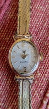 Montre Lip Dauphine femme vintage années 50-60 authentique plaqué Or Fonctionne