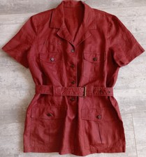 Veste vintage en lin avec