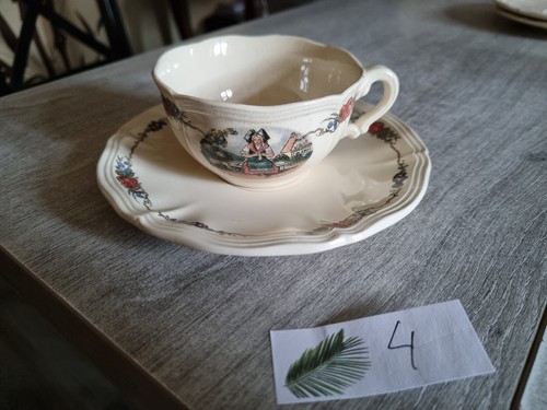 Tasse café assiette - tasse, à