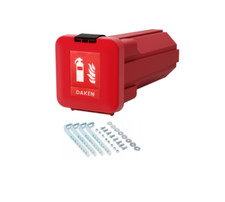 Daken Slides Camion Extincteur Box Boîtier de Protection pour 6kg Incl. Support