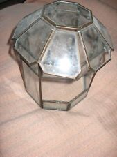 terrarium verre et laiton